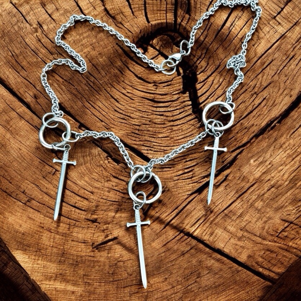 🆕 Dagger Stainless Steel Necklace